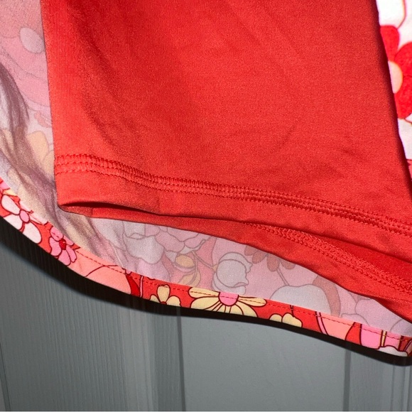 Avia Running Shorts - Pink Floral Print - Size L 12-14 NWT - Picture 6 of 10